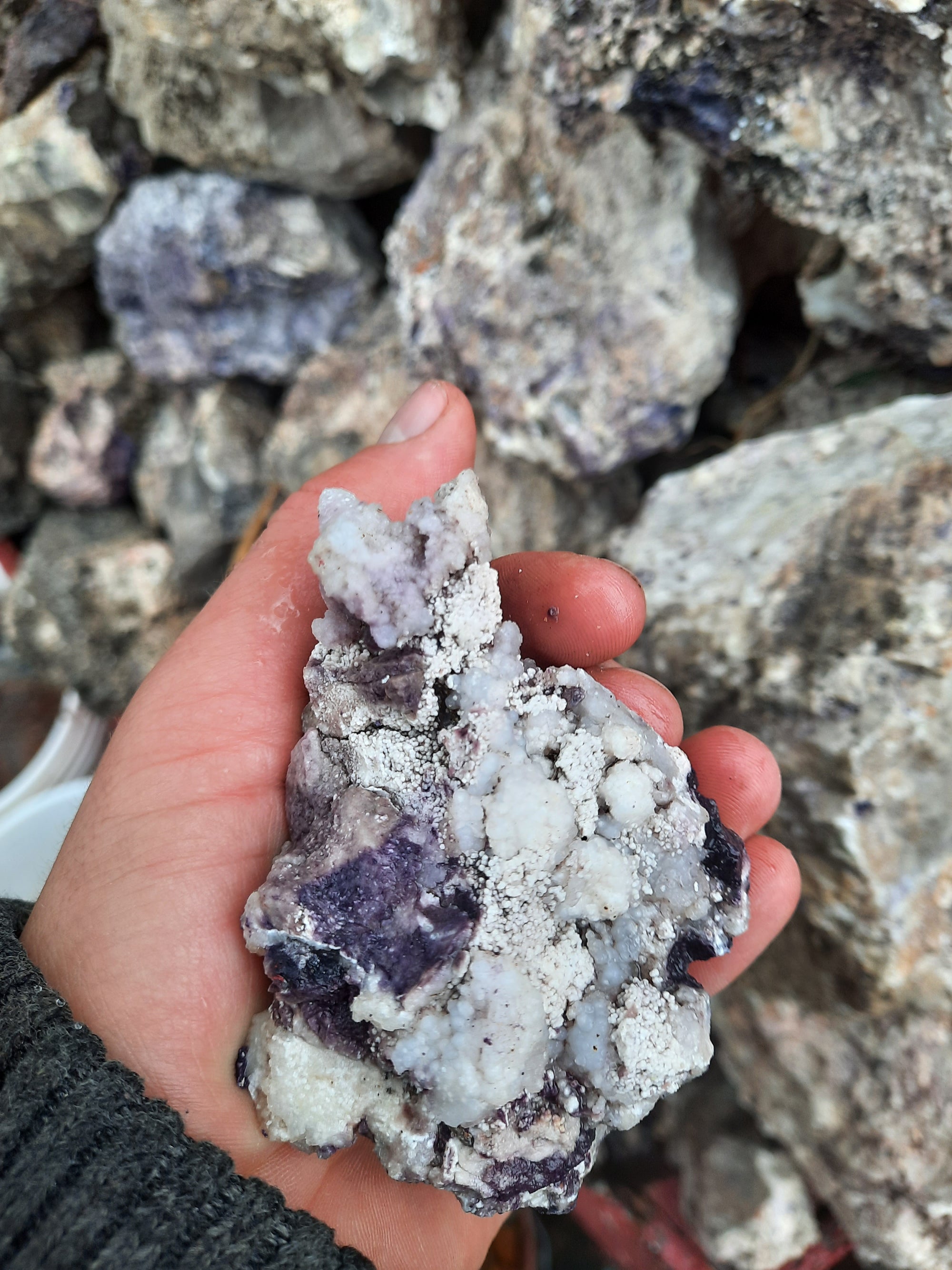 Calico Fluorite Rough