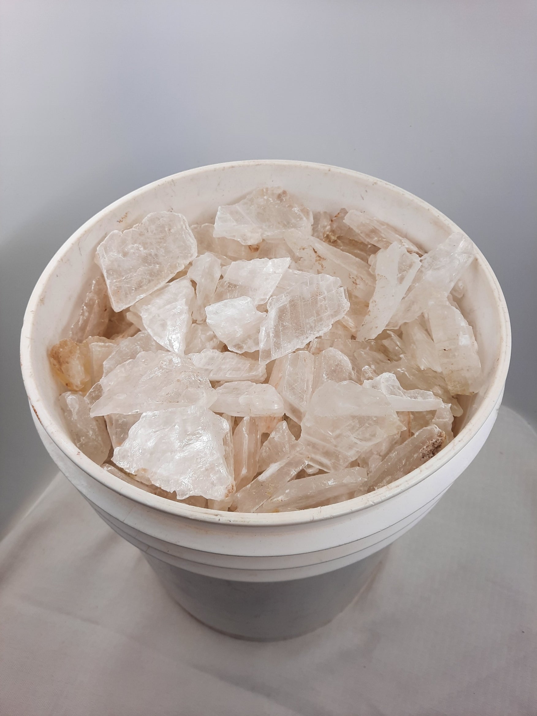 Clear Crystal in Flakes - Selenite in rough form